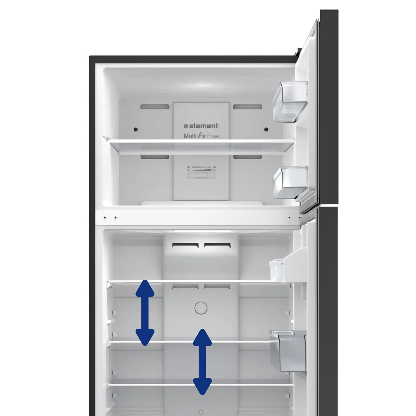 Adjustable shelves