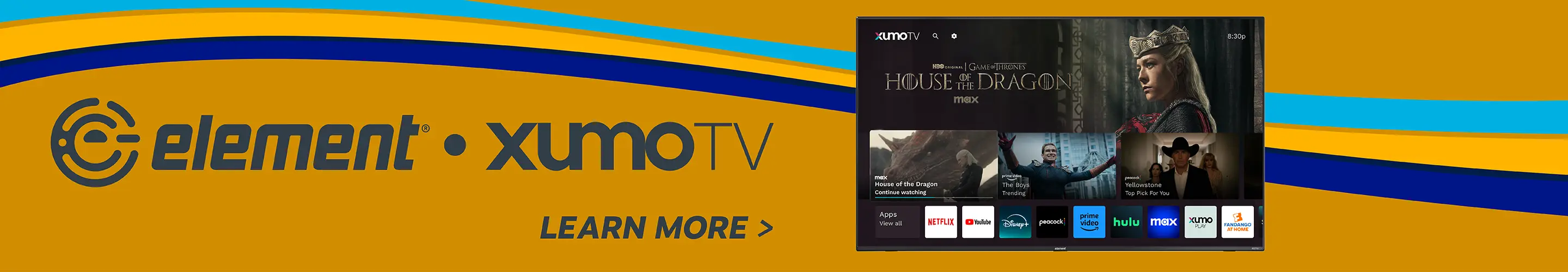 Xumo TV smart platform