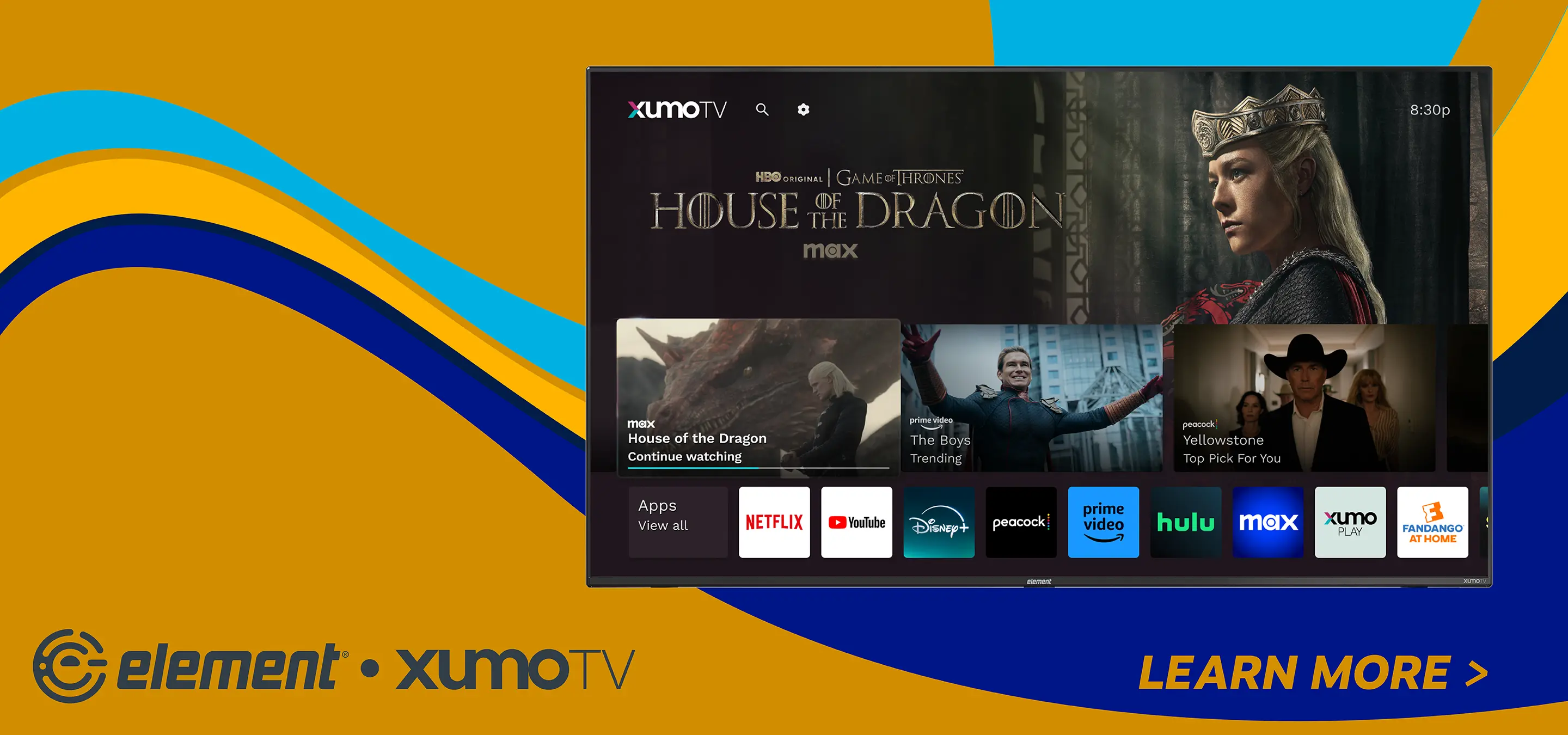 Xumo TV smart platform