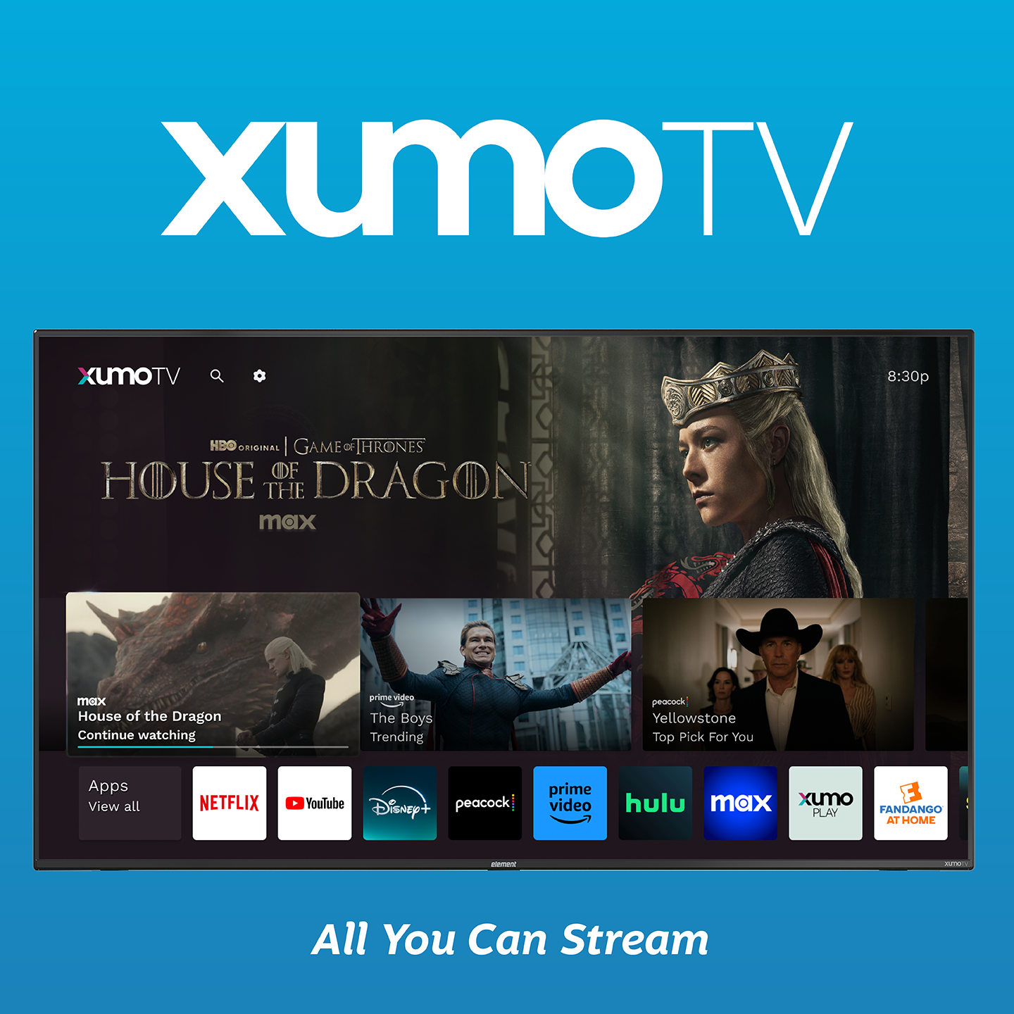 XUMO User Interface