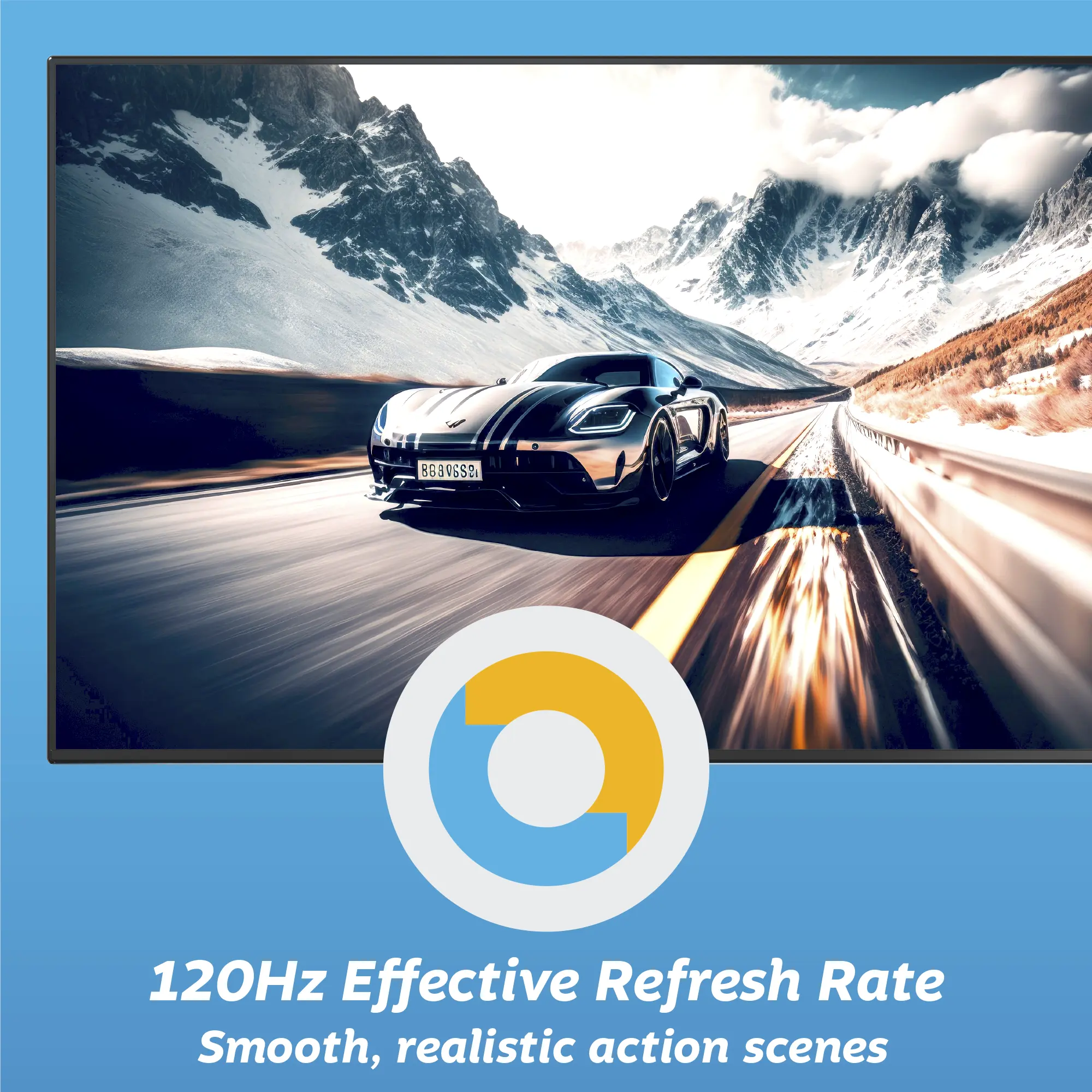 120HZ EFFECTIVE REFRESH RATE