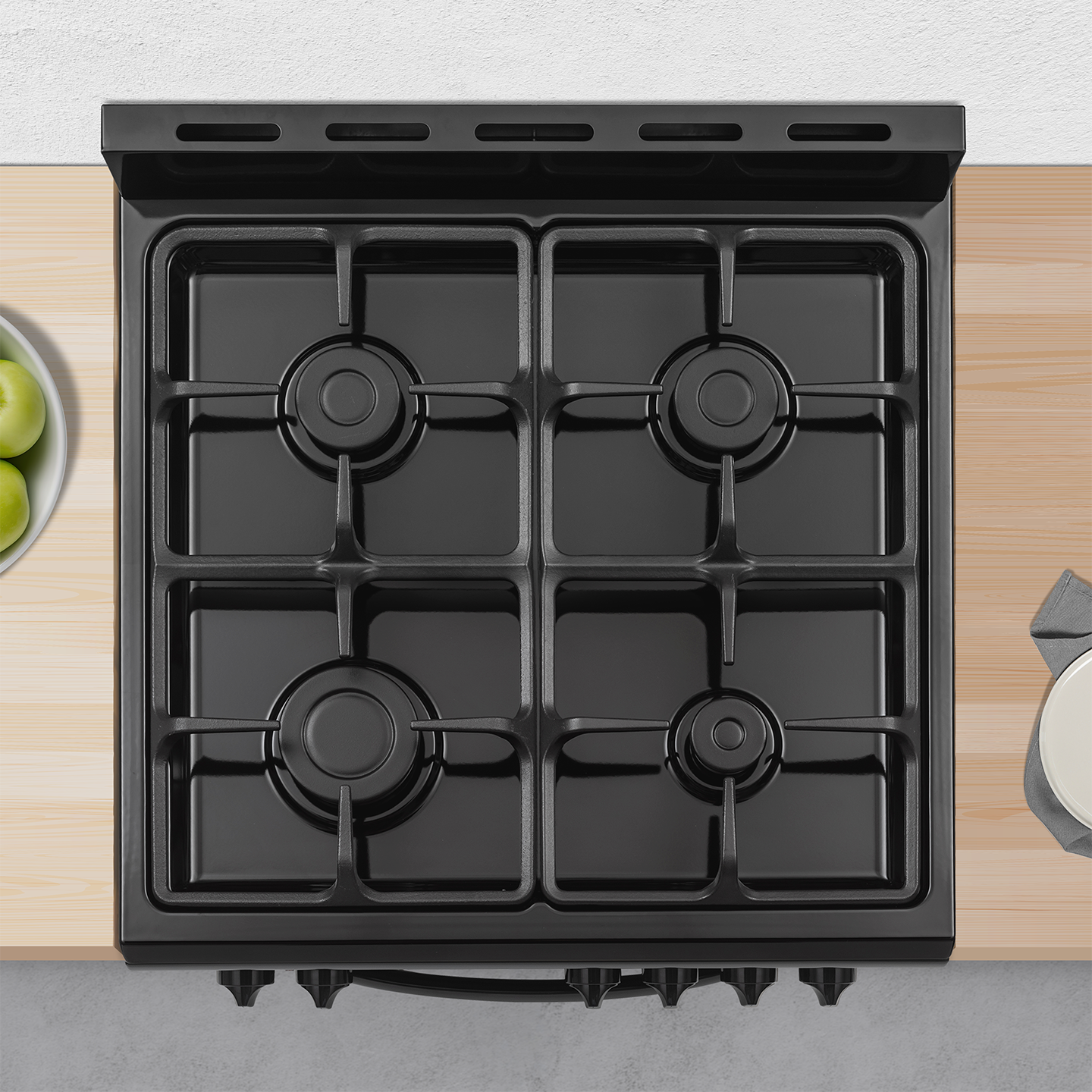 24" Gas Range - Cooktop 