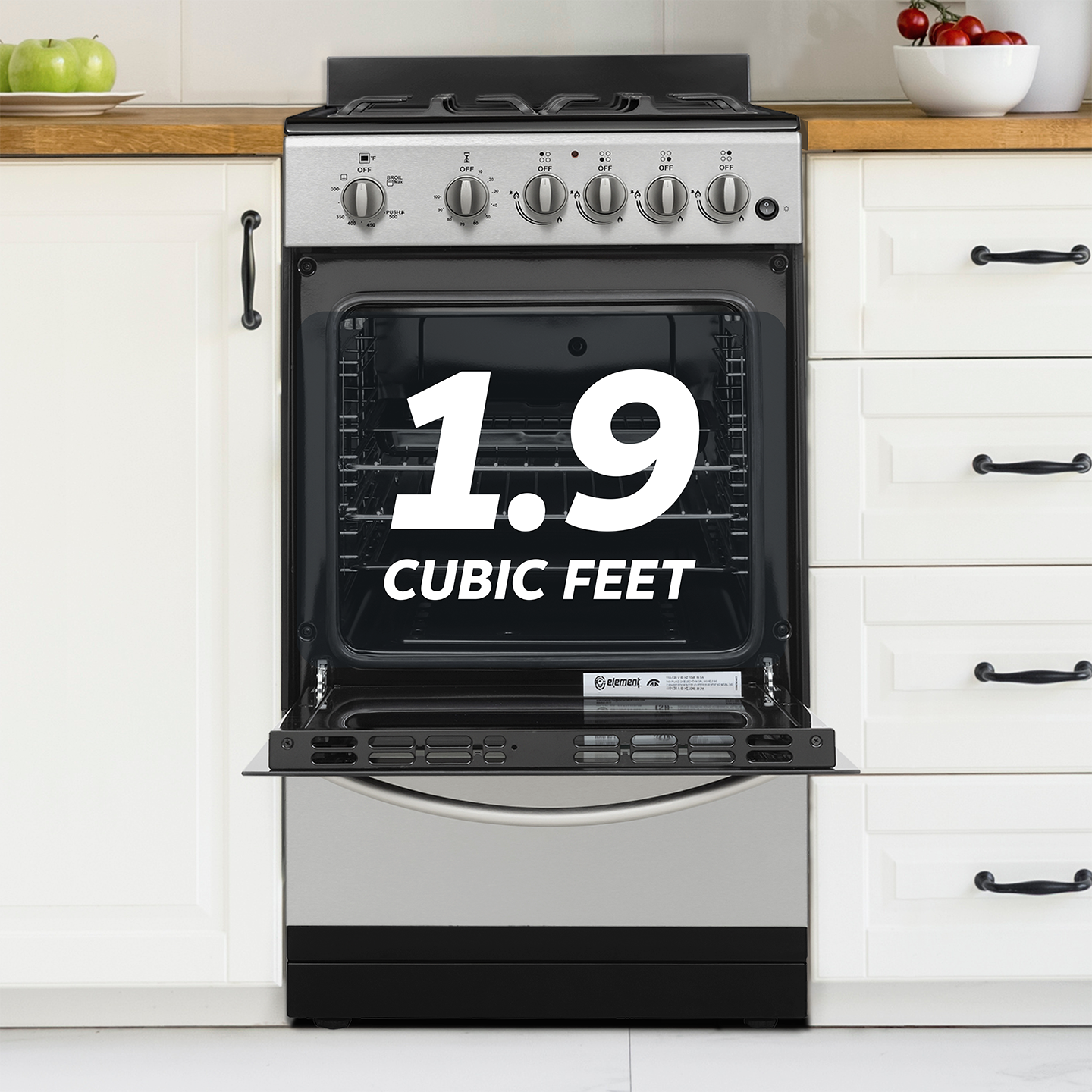 20 inch Oven Capacity - 1.9 cu. ft. 